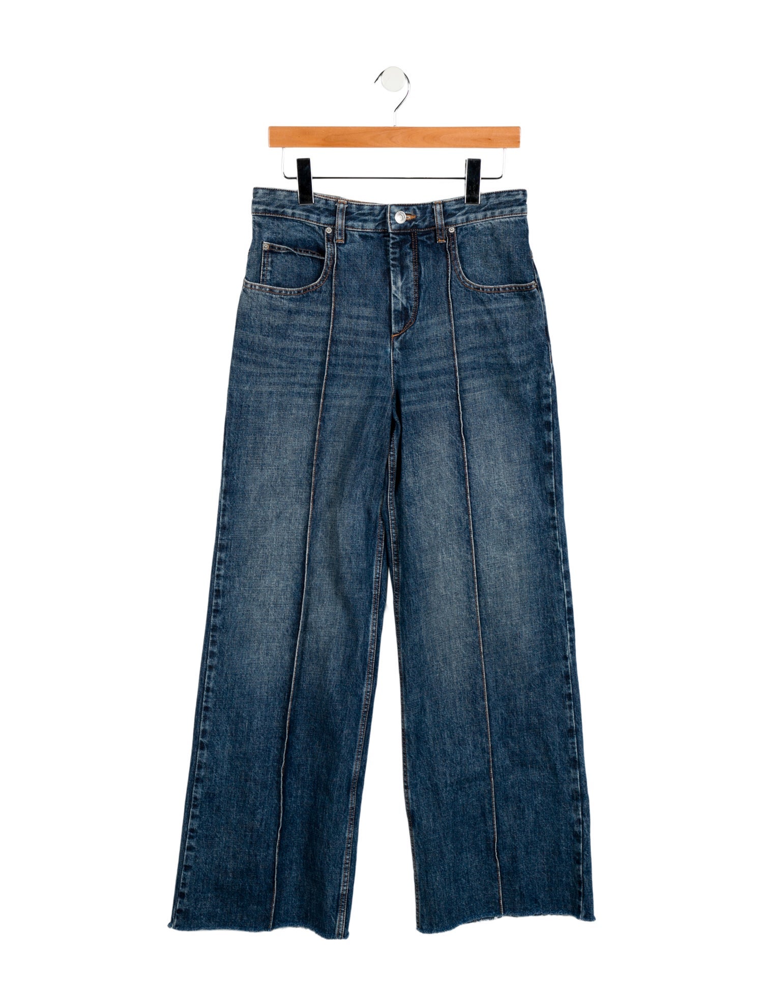 Isabel Marant Mid-Rise Wide Leg Jeans