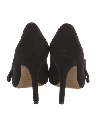 Isabel Marant Suede Bow Accents Pumps