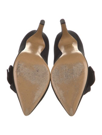Isabel Marant Suede Bow Accents Pumps