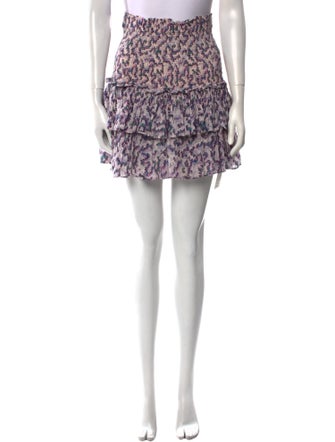 Isabel Marant Printed Mini Skirt