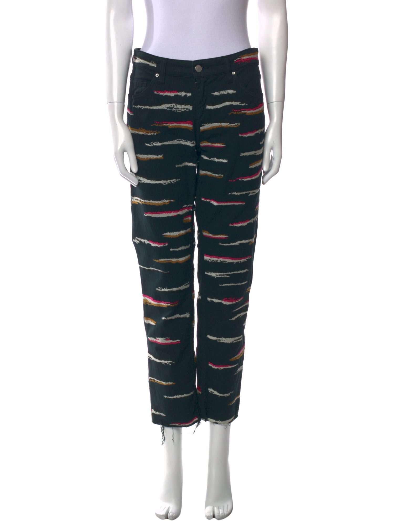 Isabel Marant Printed Straight Leg Pants