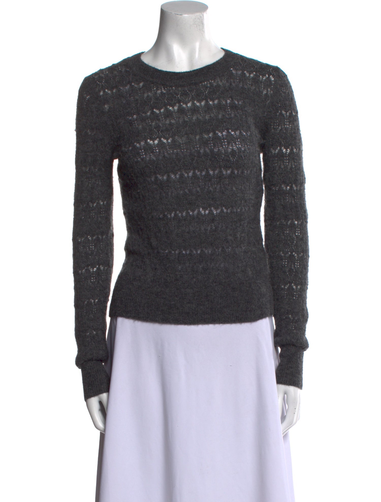 Isabel Marant Baby Alpaca Crew Neck Sweater