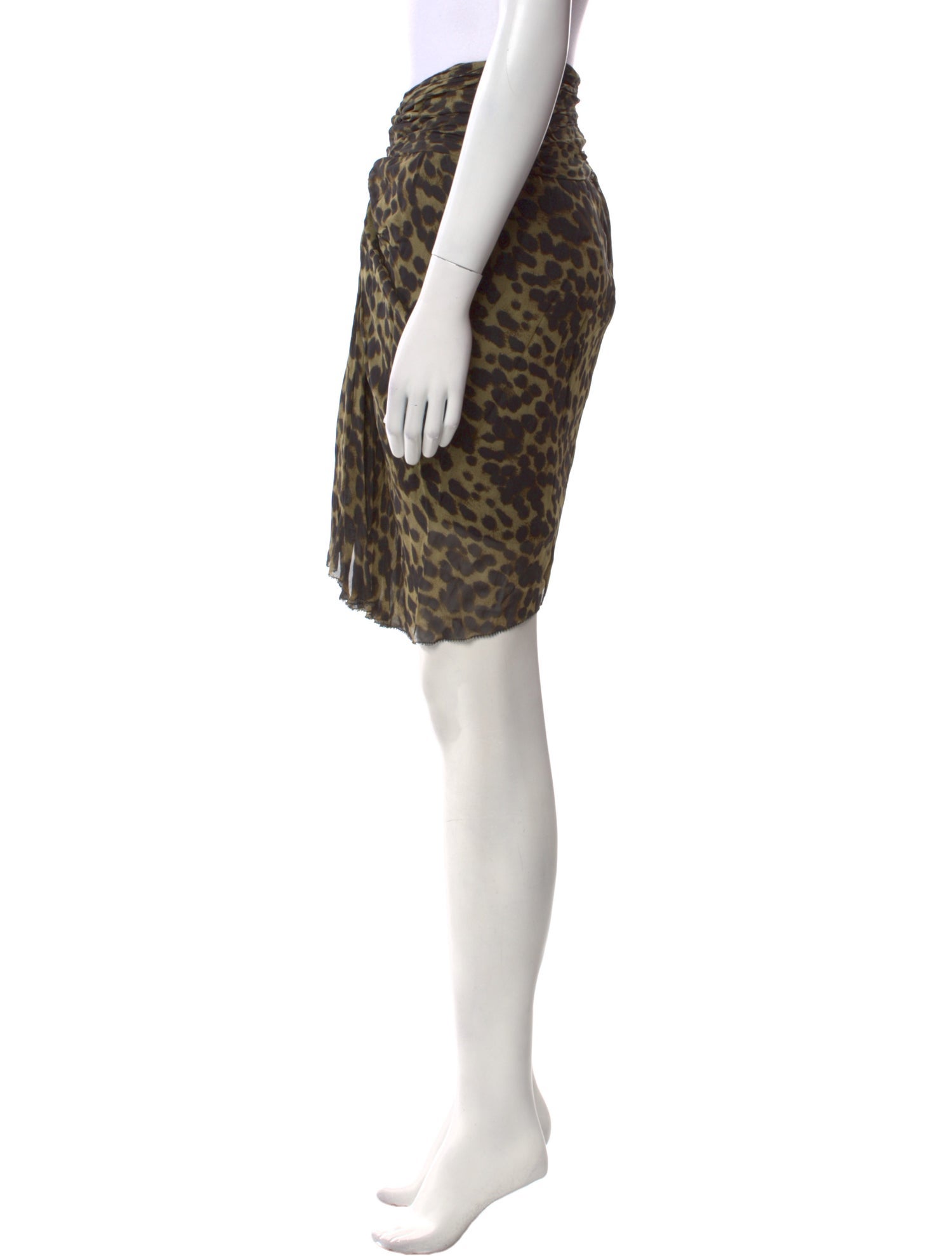 Étoile Isabel Marant Animal Print Knee-Length Skirt