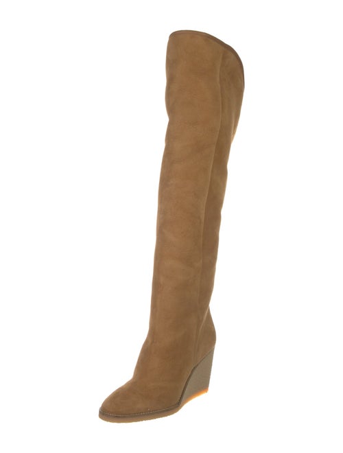 Isabel Marant Suede Leather Trim Embellishment Boots