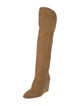 Isabel Marant Suede Leather Trim Embellishment Boots