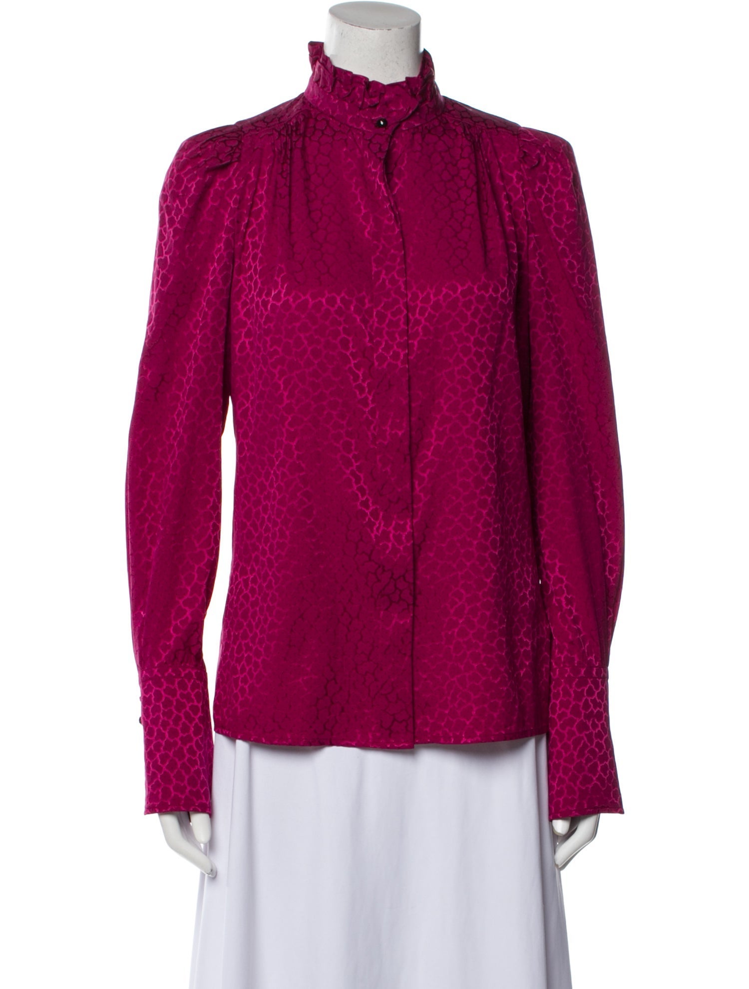 Isabel Marant Silk Mock Neck Blouse w/ Tags