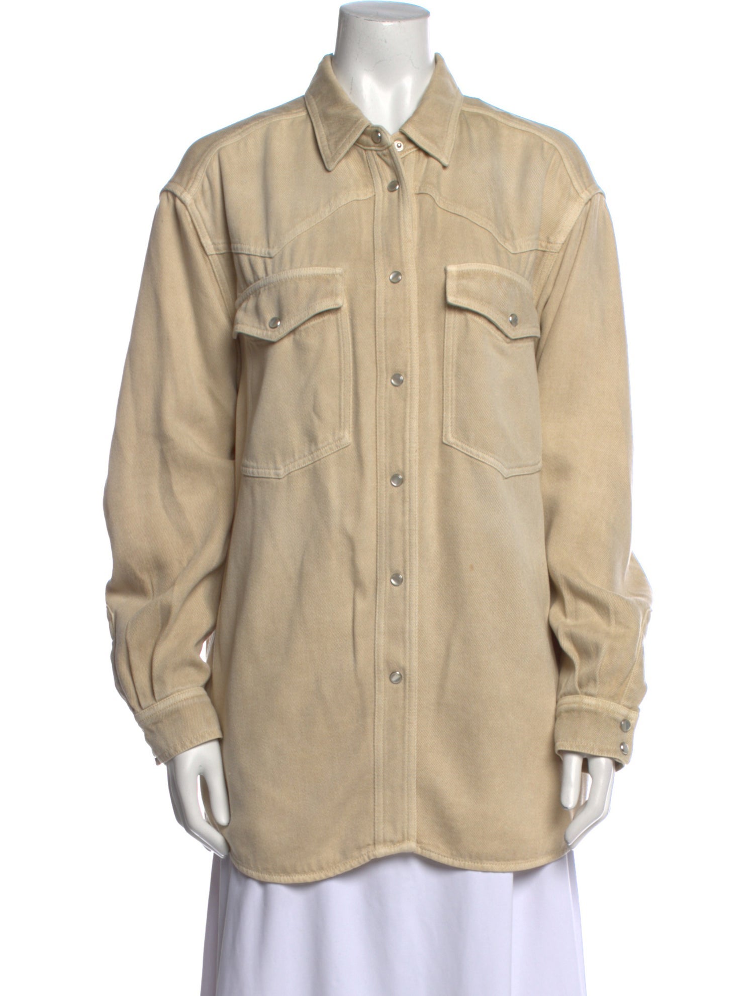 Isabel Marant Long Sleeve Button-Up Top