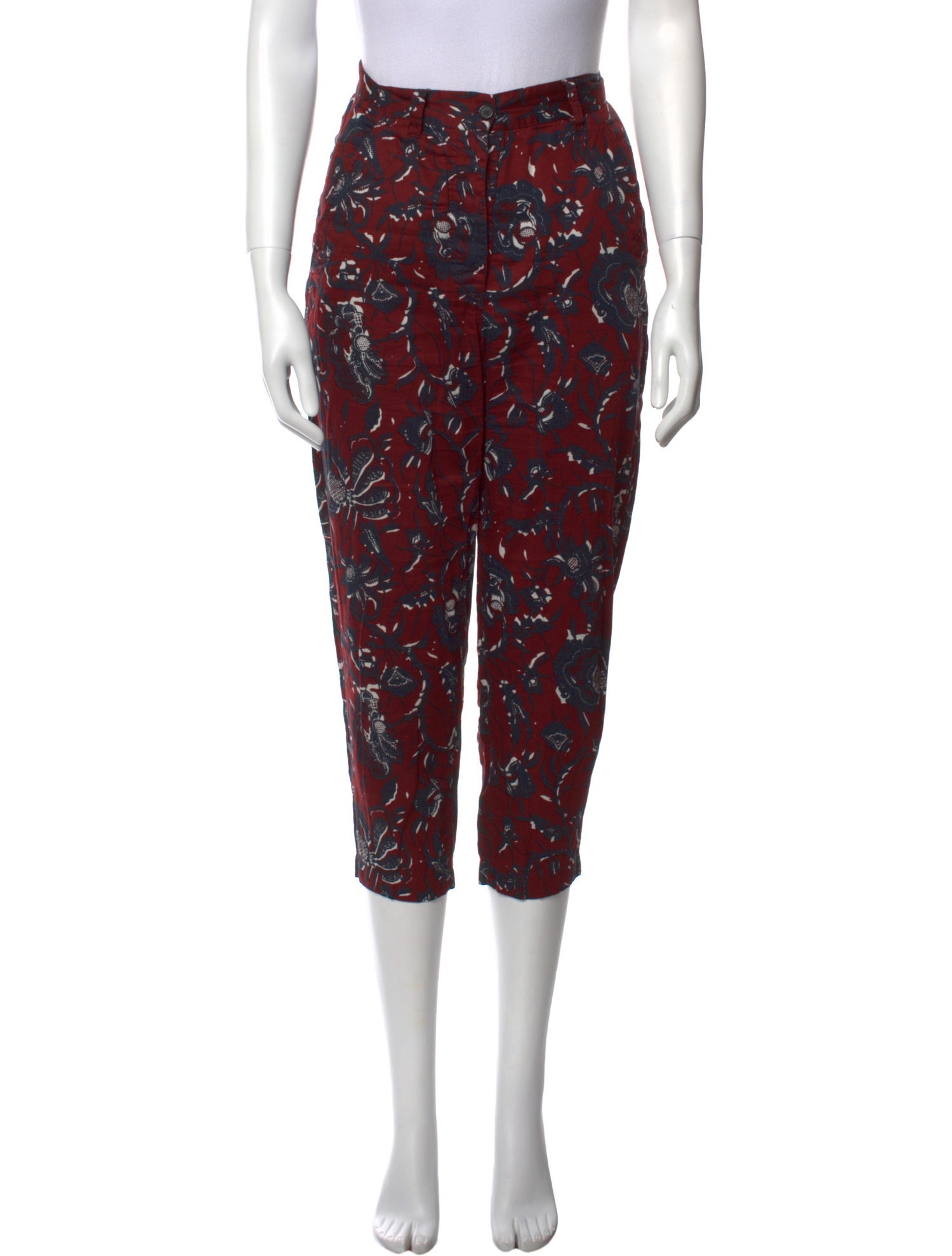 Isabel Marant Silk Straight Leg Pants