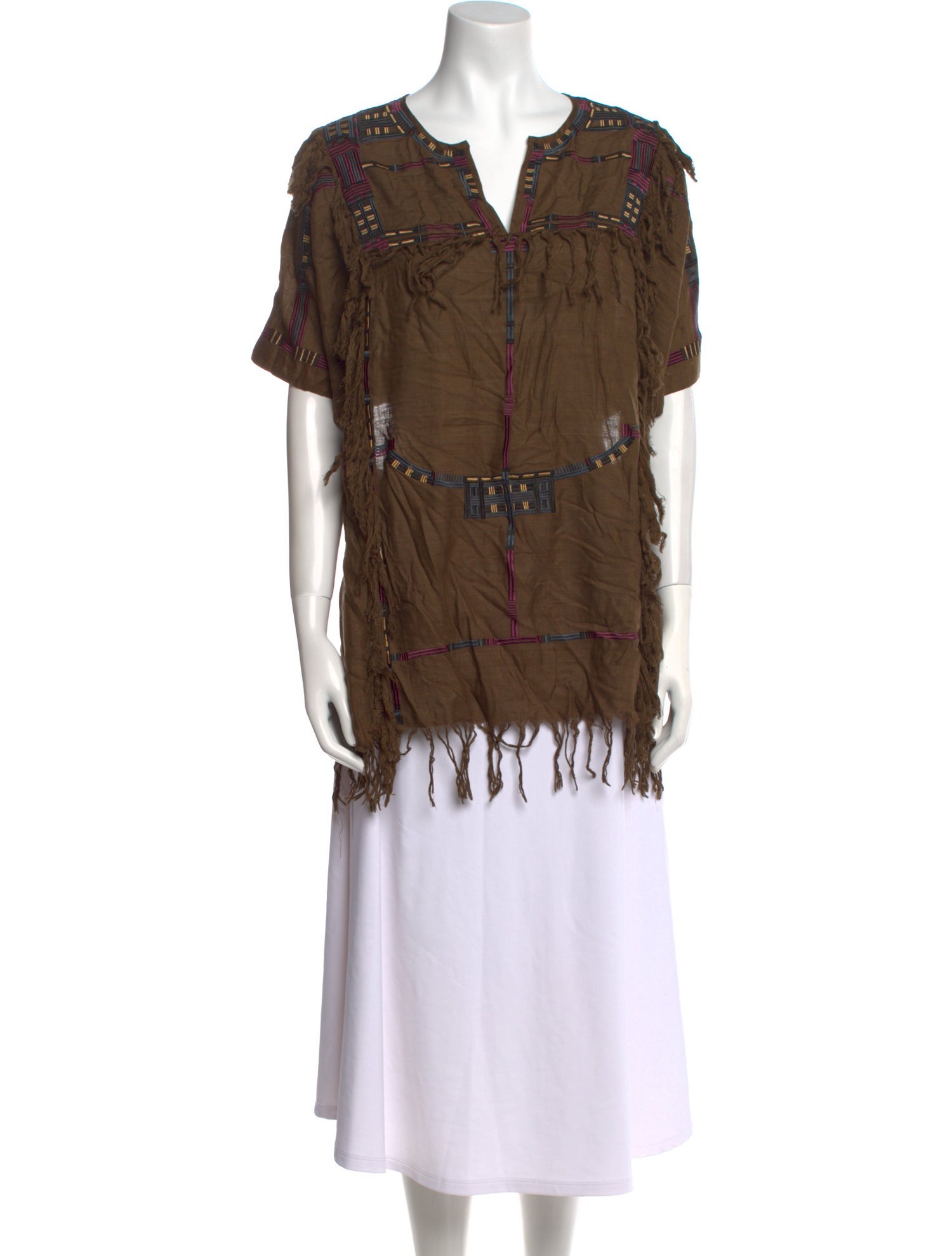 Isabel Marant Silk V-Neck Tunic