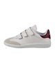 Isabel Marant Leather Colorblock Pattern Sneakers
