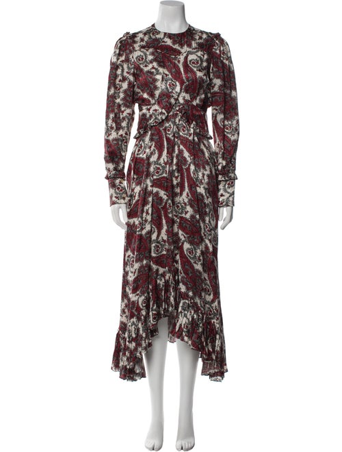 Isabel Marant Floral Print Long Dress