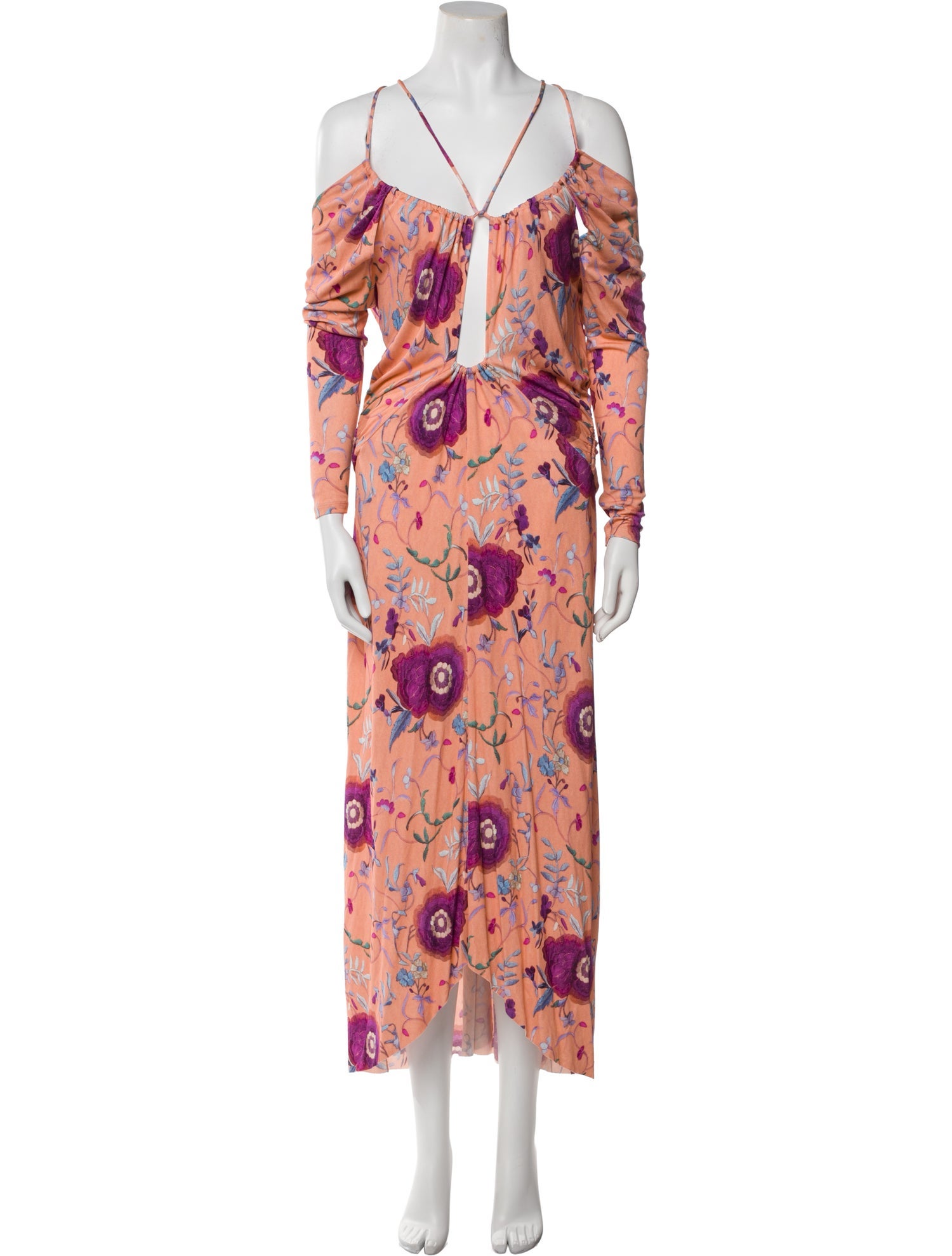Isabel Marant Floral Print Midi Length Dress w/ Tags