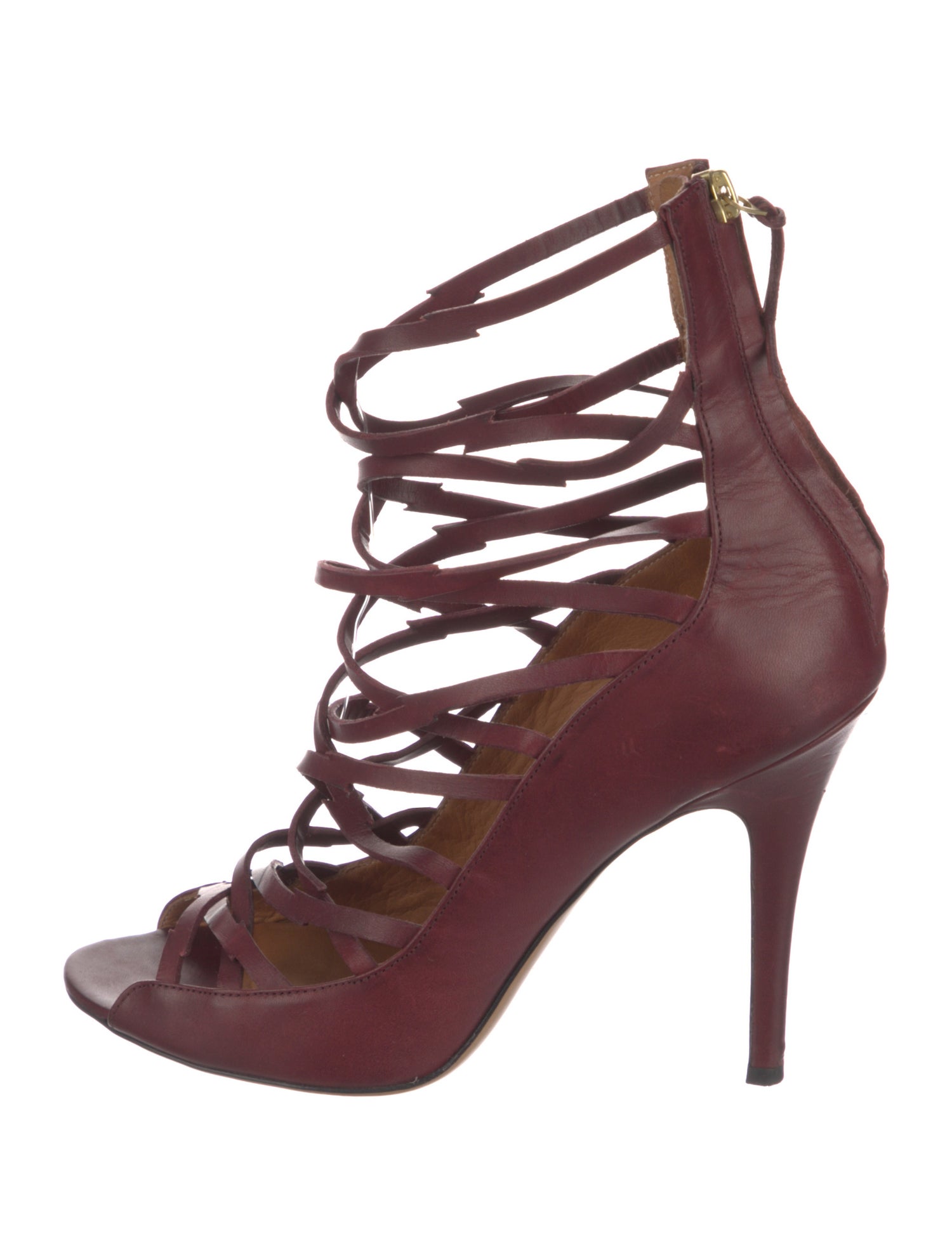 Isabel Marant Leather Gladiator Sandals