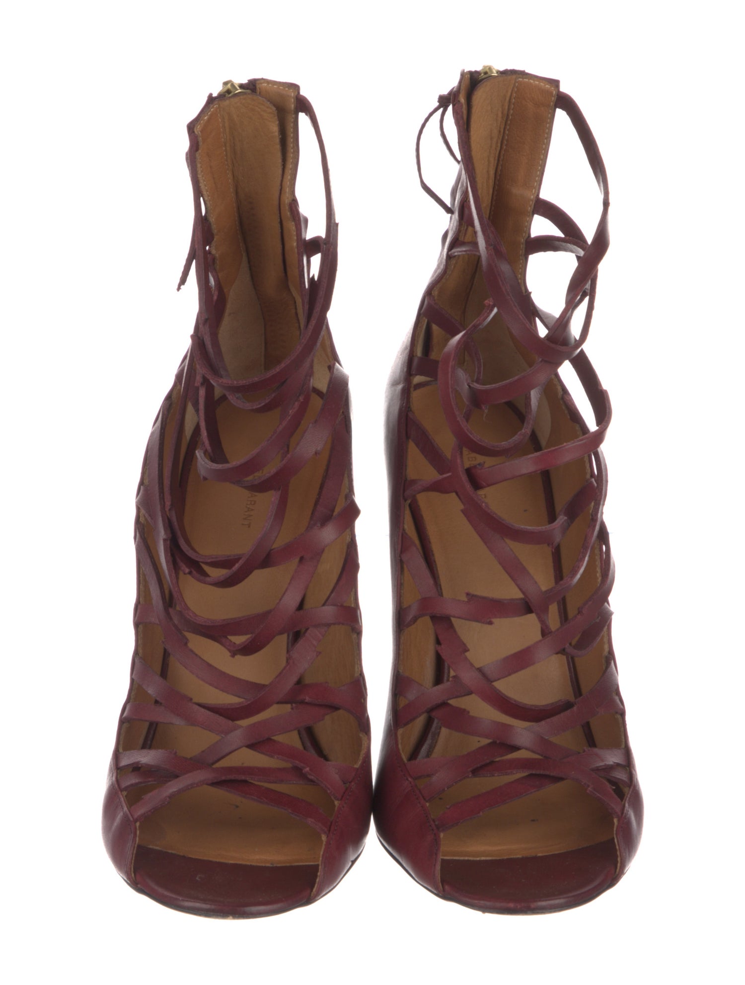 Isabel Marant Leather Gladiator Sandals