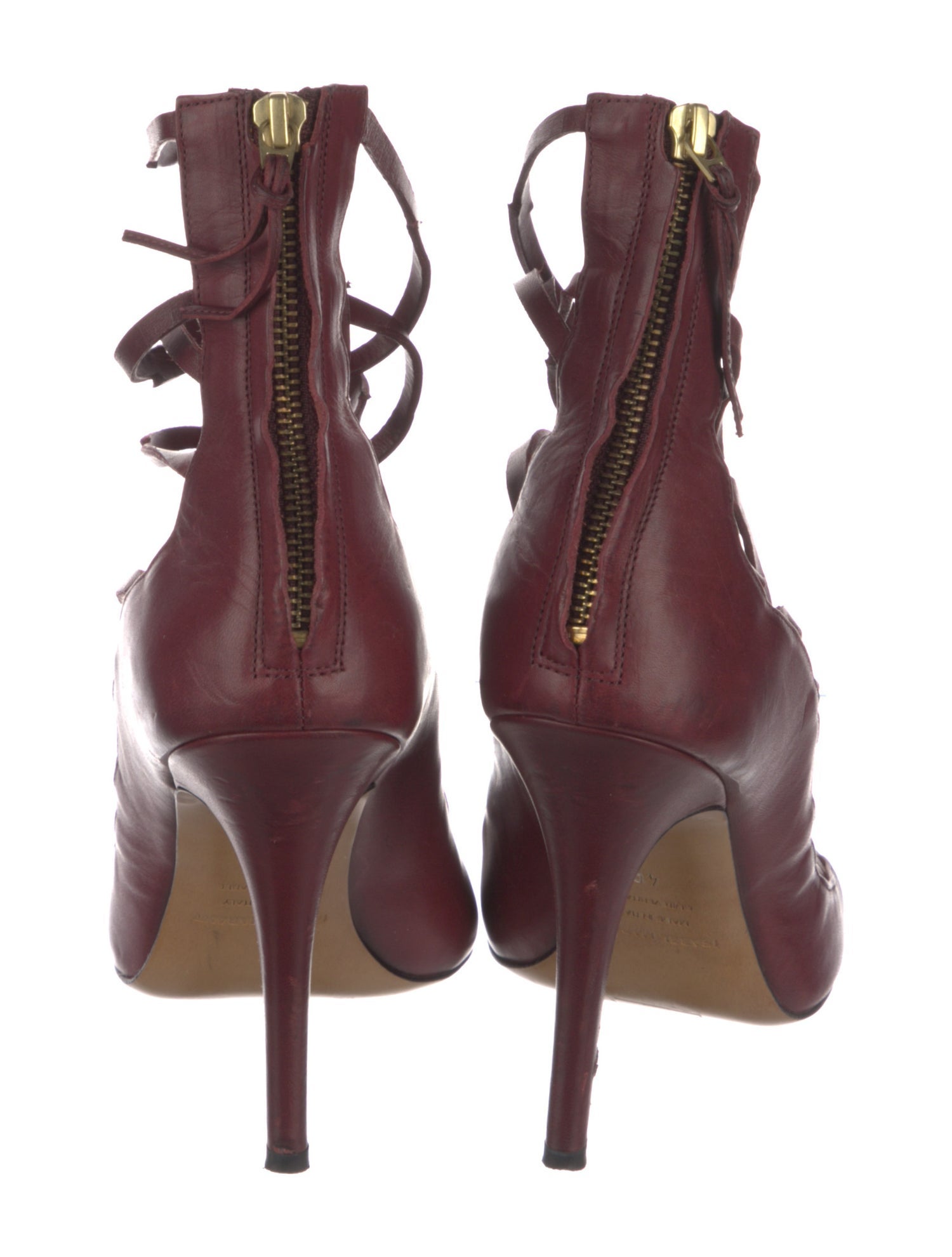 Isabel Marant Leather Gladiator Sandals