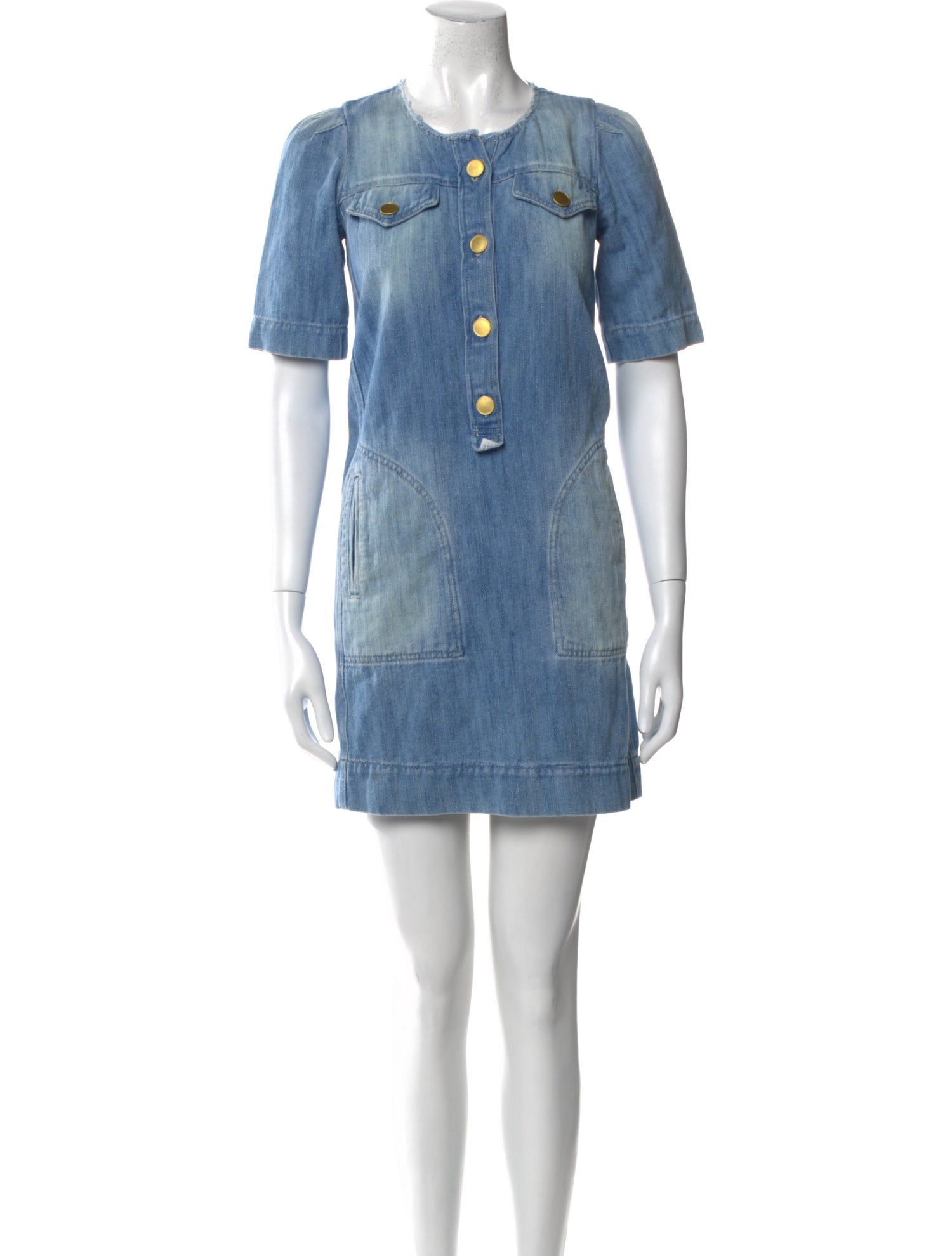 Isabel Marant Crew Neck Mini Dress