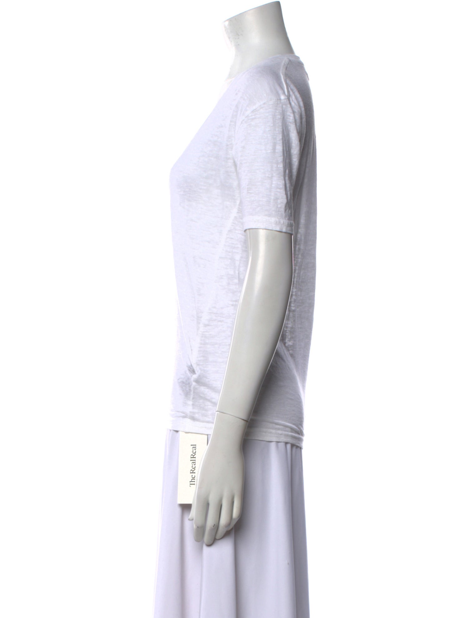 Isabel Marant Linen V-Neck T-Shirt
