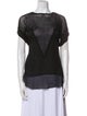 Isabel Marant Bateau Neckline Short Sleeve Top