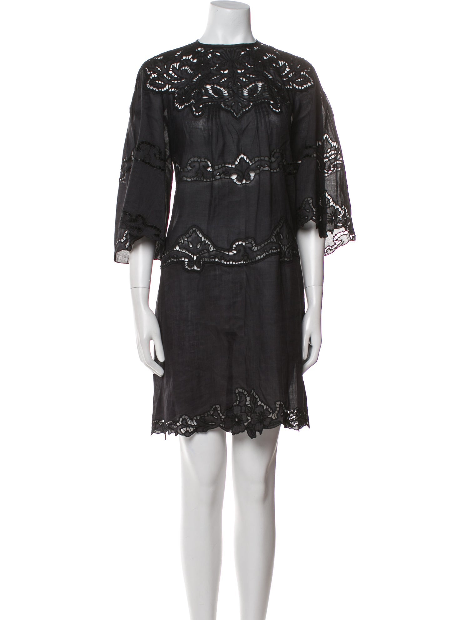 Isabel Marant Crew Neck Knee-Length Dress
