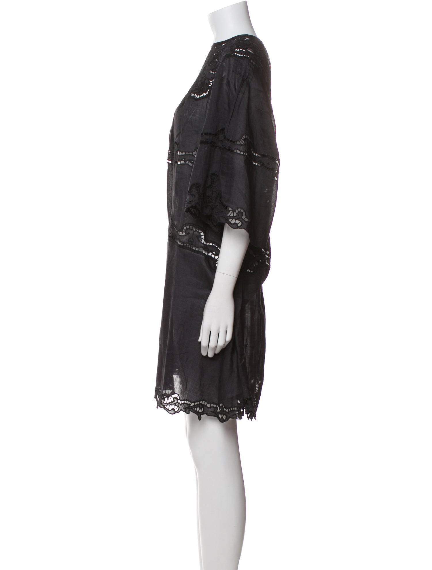 Isabel Marant Crew Neck Knee-Length Dress