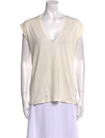 Isabel Marant V-Neck Short Sleeve T-Shirt