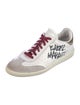 Isabel Marant Leather Graphic Print Sneakers