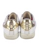 Isabel Marant Leather Graphic Print Sneakers