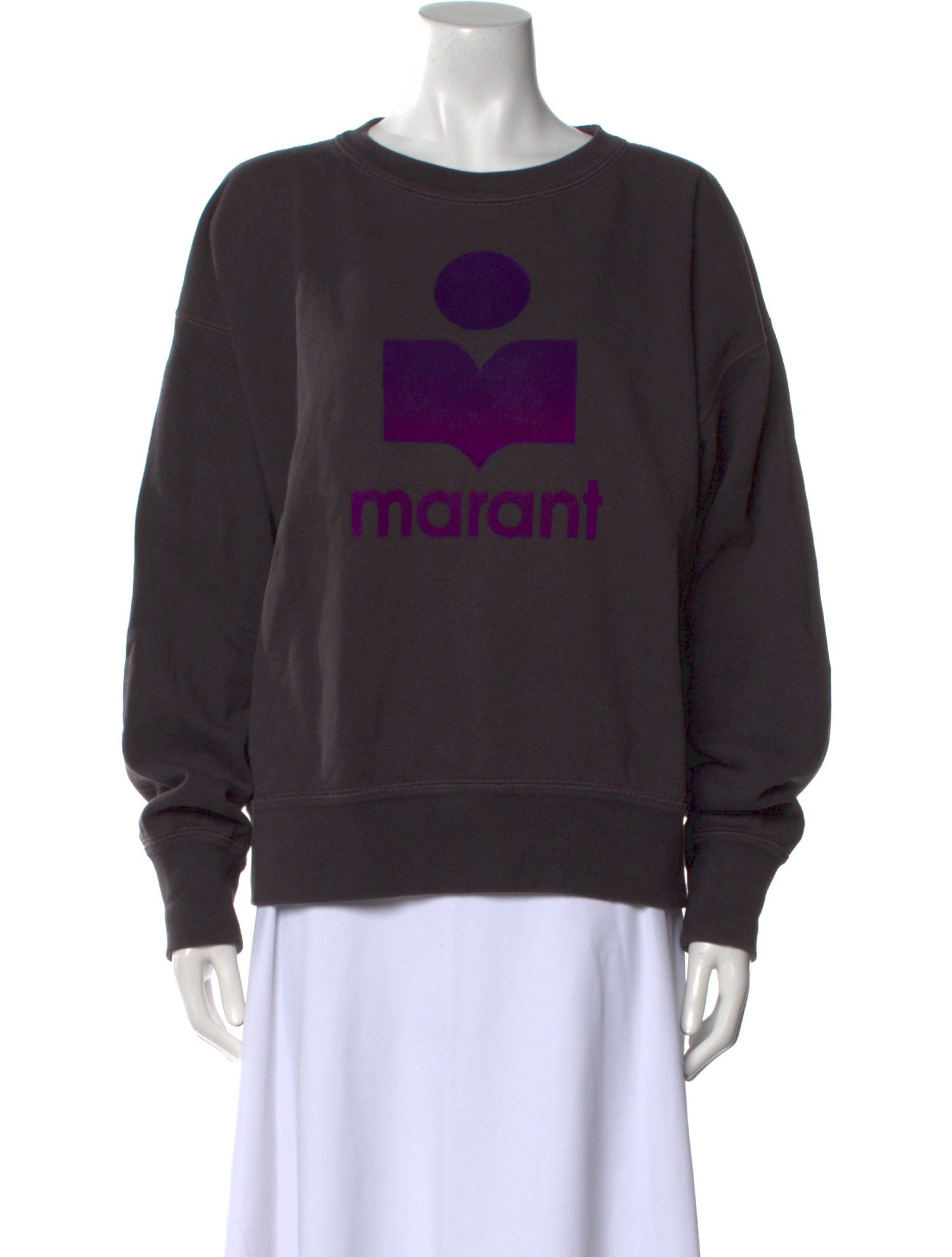 Isabel Marant Graphic Print Crew Neck Sweatshirt