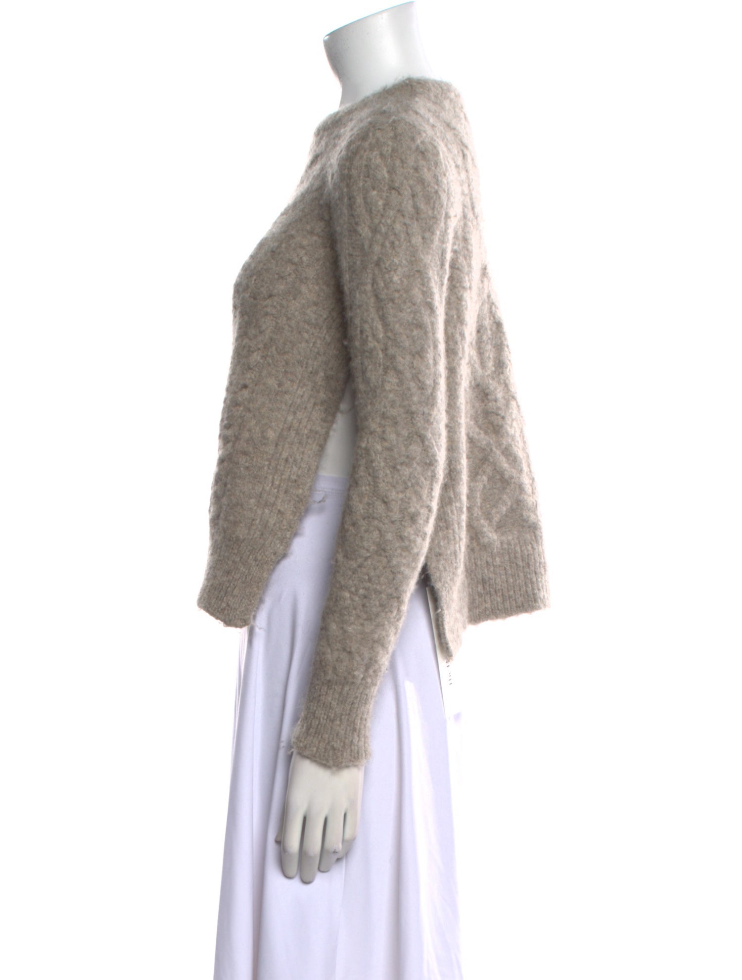 Isabel Marant Baby Alpaca Crew Neck Sweater