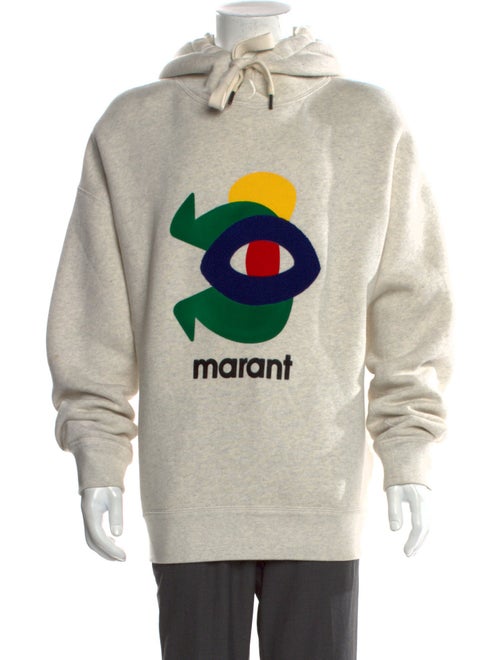 Isabel Marant Graphic Print Turtleneck Hoodie