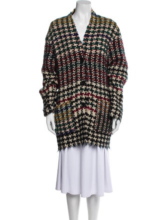 Isabel Marant Virgin Wool Tweed Pattern Jacket