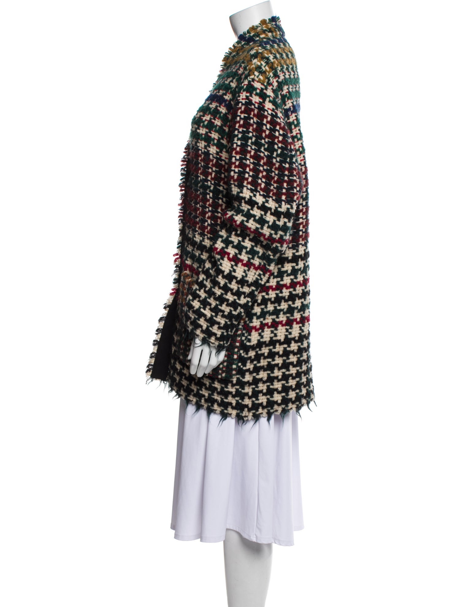 Isabel Marant Virgin Wool Tweed Pattern Jacket