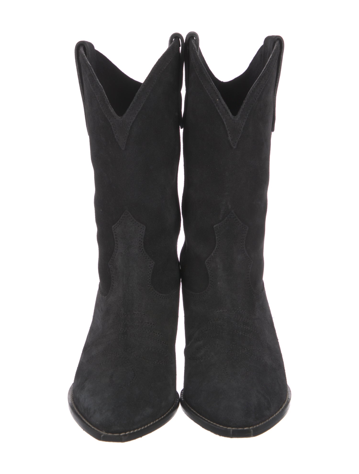 Isabel Marant Suede Western Boots