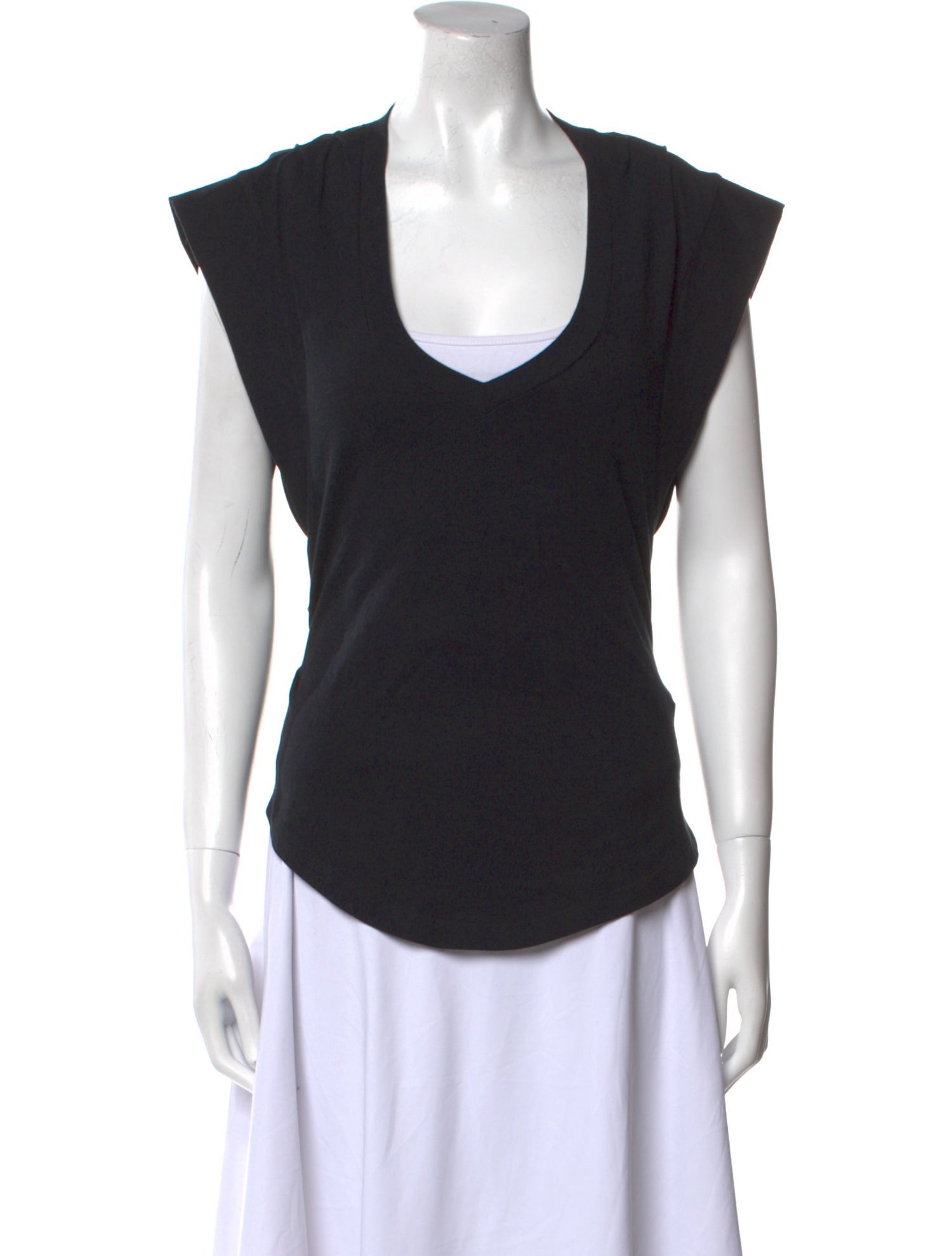 Isabel Marant V-Neck Short Sleeve T-Shirt