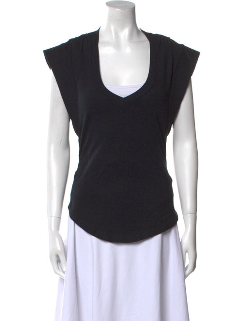 Isabel Marant V-Neck Short Sleeve T-Shirt