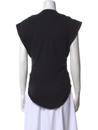 Isabel Marant V-Neck Short Sleeve T-Shirt