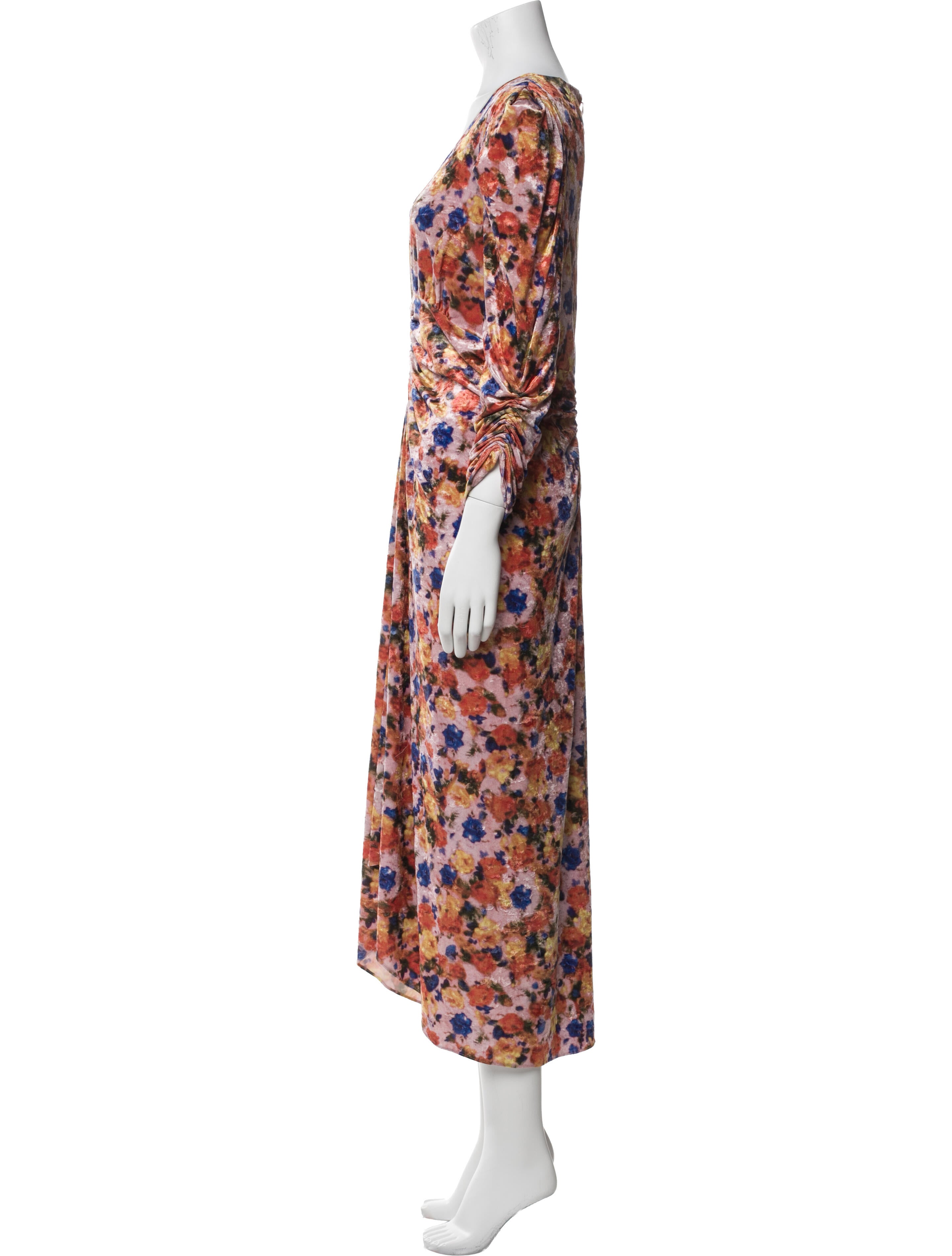 Isabel Marant Floral Print Long Dress