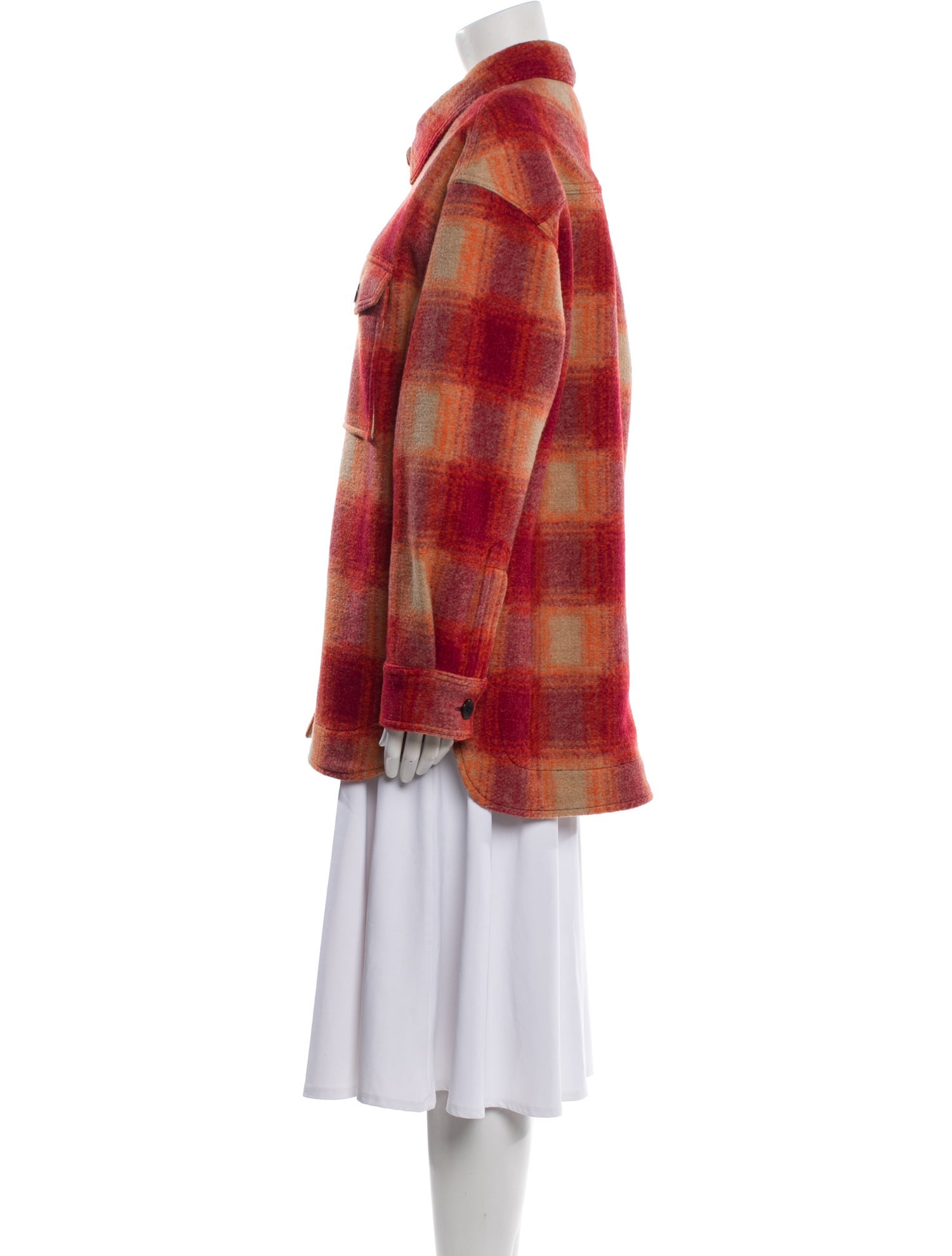 Isabel Marant Plaid Print Jacket