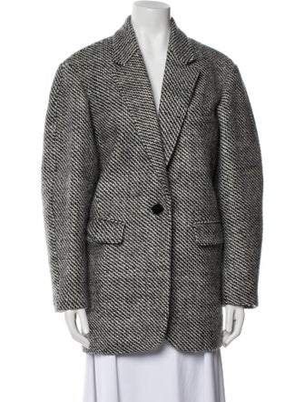 Isabel Marant Virgin Wool Printed Blazer