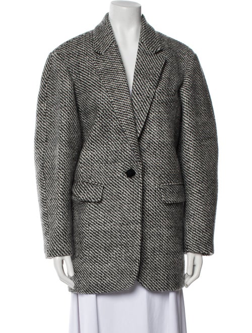 Isabel Marant Virgin Wool Printed Blazer