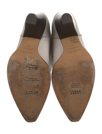 Isabel Marant Leather Embroidered Accent Western Boots