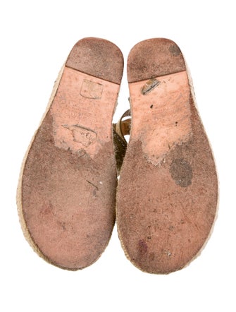 Isabel Marant Suede Colorblock Pattern Espadrilles