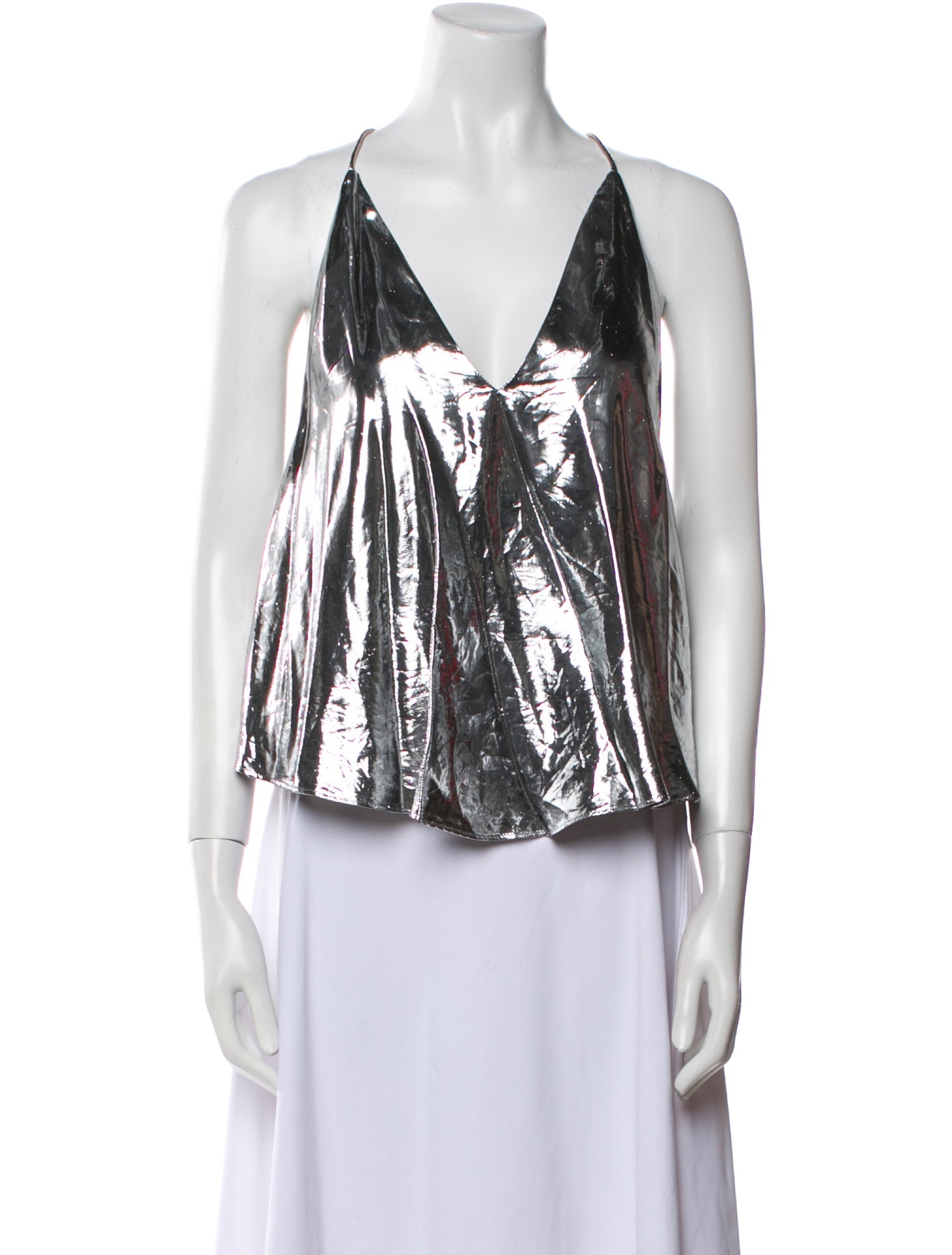 Isabel Marant Silk V-Neck Top