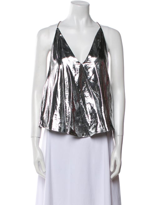 Isabel Marant Silk V-Neck Top