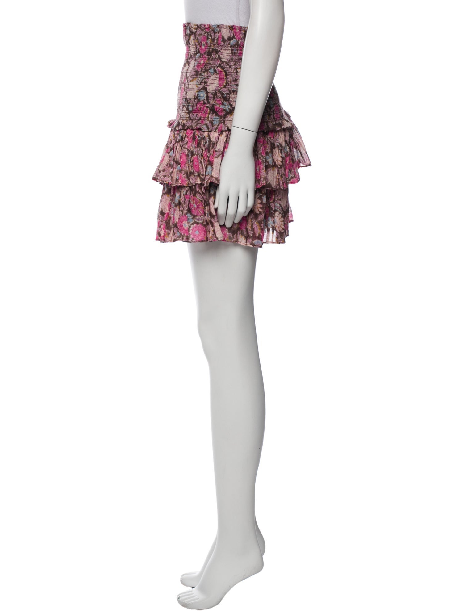 Isabel Marant Floral Print Mini Skirt