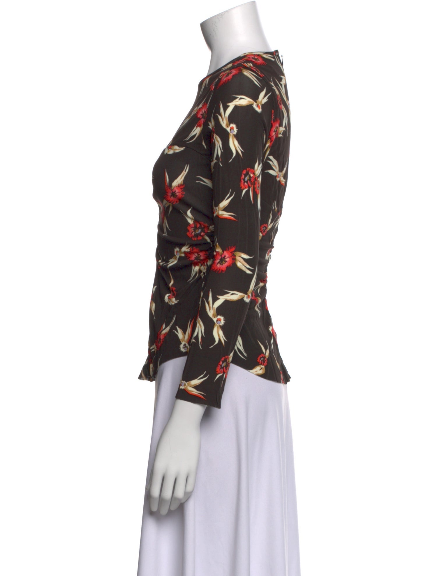 Isabel Marant Floral Print Crew Neck Top