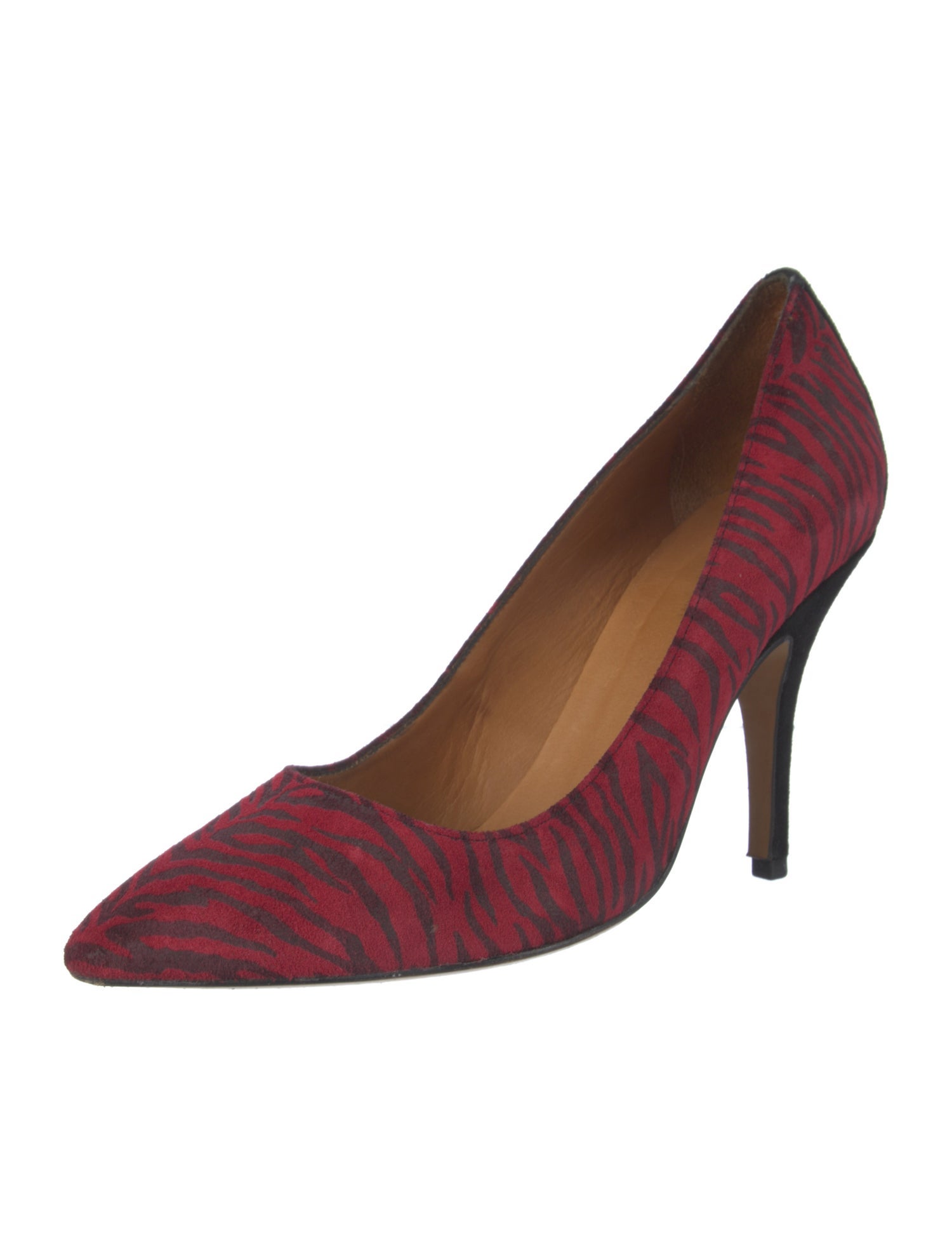 Isabel Marant Suede Animal Print Pumps