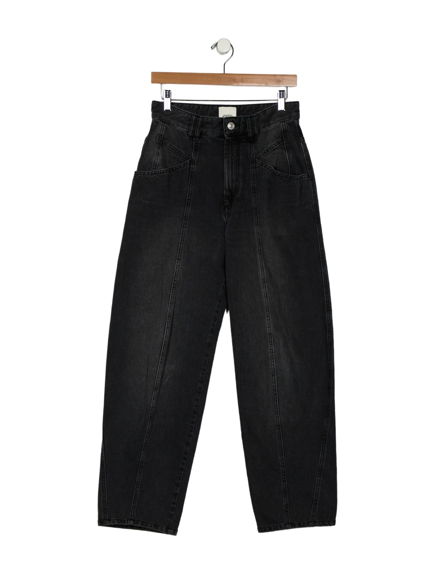 Isabel Marant High-Rise Straight Leg Jeans