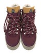 Isabel Marant Suede Colorblock Pattern Hiking Boots