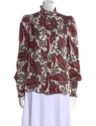 Isabel Marant Silk Printed Blouse
